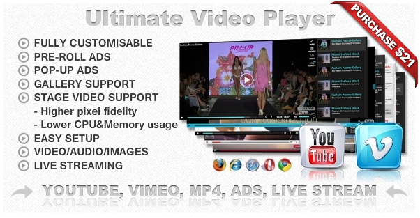 Ultimate Player with YouTube, Vimeo, Ads WP Plugin - 18